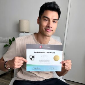 Siva Kaneswaran Instagram - I’m thrilled to share that I completed the Songwriting Professional Certificate Program! The certificate covered topics like harmony, melody, and writing hit songs. I can’t express enough how much this experience has elevated my art and boosted my confidence. Thank you, @berkleeonline, for supporting me and gifting my learning. I appreciate you all. If this program interests you, check it out via the link in my bio.

#ad #BerkleeOnline #singer #songwriter #studyonline