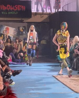 Sminty Drop Instagram - it’s was an absolute honour to be walking for @windowsen at pfw, thank you so much for letting me stomp <3