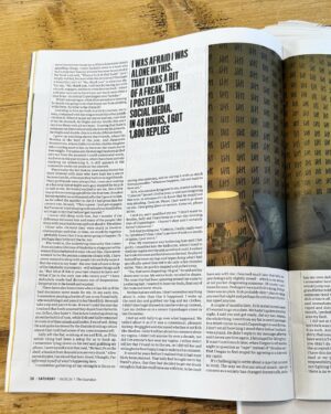 Sofie Hagen Instagram - I’m in the Guardian with an extract from my book!

In 19 days, my book Will I Ever Have Sex Again? comes out and I’m excited and scared and nervous and overwhelmed and happy. I’d love for you to pre-order it. 🫶🏻

The photographer @jaybrooksphoto was incredible, so was makeup and hair artist @danirichardson! @sandysuffield was the brilliant set designer! And thanks to @blinkpublishing for sorting it all and literally ironing my clothes for me. 👀

Oh and the top is @lucyandyak and the trousers are @fashionbrandcompany !