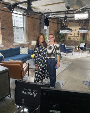 Soledad O'Brien Instagram - When your lil baby comes to visit you on set! @matteroffacttv @cecraymond
