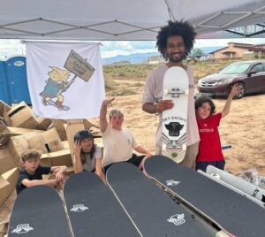 Soleil Moon Frye Instagram - This was a truly incredible journey. Loved traveling to the The Diné Skate Garden Project— a community-led project by Diné (Navajo) brand @4kinship & our incredible friend @amydenetdeal Amazing going with some of the most inspiring people in my life to a place I have dreamed of for so many years. @ashleighdempster & @sirmattgeorge are always making a difference in the world, the incredible crew of our kids, the beautiful @poet_siennarose who keeps me inspired daily @jaggerblue_ supporting in spirit while spending her summer blowing my mind at film school, our incredible boys, what a bunch, @ashleighdempster & @sirmattgeorge you were rockstars with them & @orpheuhan15 a constant force of light in our lives, @annyounglee & @coreresponse thank you for the love and support on this adventure.
The Diné Skate Garden Project
brings the sport of skateboarding to Indigenous youth of Navajo Nation. @ashleighdempster captured so many of these stunning images. She is so beautiful in front of and behind the lens. A huge kind heart, forever friend and spirit sister that I love so very much.
Xx