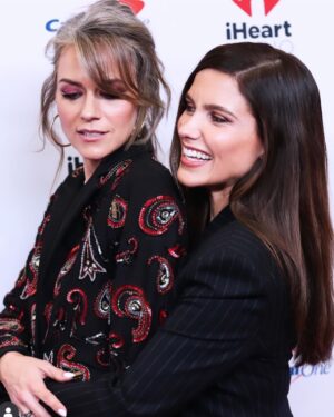 Sophia Bush Instagram - Same squeeze, all these years later. Same love, just multitudes greater. You are another year wiser, more magnificent, more excited, motivated, sincere, hilarious, wicked, tender, and present. Happy birthday sister @hilarieburton. You make us all better, braver, safer, and honestly … cooler. There’s no one who does it like you, you fox! 🩶 Friends, check out Hilarie’s post yesterday to join in on her birthday wish. And go show our gal some love!!