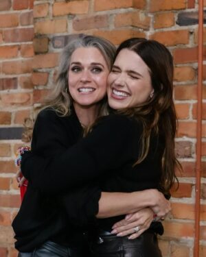 Sophia Bush Instagram - Same squeeze, all these years later. Same love, just multitudes greater. You are another year wiser, more magnificent, more excited, motivated, sincere, hilarious, wicked, tender, and present. Happy birthday sister @hilarieburton. You make us all better, braver, safer, and honestly … cooler. There’s no one who does it like you, you fox! 🩶 Friends, check out Hilarie’s post yesterday to join in on her birthday wish. And go show our gal some love!!