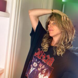 Sophia di Martino Instagram - Happy Pride month! 
🏳️‍🌈🏳️‍⚧️💜🩷💙💚💛🧡❤️🤎🖤🩷🩵🤍
AC/DC t-shirt because… AC/DC, innit. 🫶🏼
#pridemonth #pride #acdc