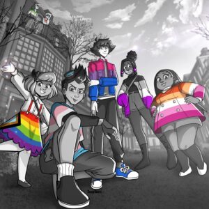 Sophie Feher Instagram - Happy pride! 🌈🕺Got new outfits this year!🤭
#art #myart #fanart #doodle #drawing #sketch #comic #cartoon #animation #anime #webcomic #webtoon #ocs #originalcharacter #characterdesign #pride #lgbt #gaypride