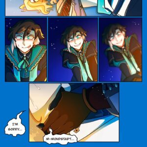 Sophie Feher Instagram - Link to the Webtoon for easier reading is in my bio✨
#art #myart #fanart #doodle #drawing #sketch #comic #cartoon #animation #anime #genshinoc #genshinimpact #aether #paimon #jeangenshinimpact #barbaragenshin #digitalart #webtoon #webcomic