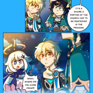 Sophie Feher Instagram - Thank you for sticking with the story this long, it means a lot<3 (but it’s not over yet!)
#art #myart #fanart #doodle #drawing #sketch #comic #cartoon #animation #anime #genshinimpact #genshin #genshinoc #webtoon #webcomic #jeangenshinimpact #barbaragenshin #paimon #aether #diluc #kaeya #oc