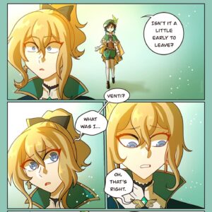 Sophie Feher Instagram - Winds of change or whatever 🍃
#art #myart #fanart #doodle #drawing #sketch #comic #cartoon #animation #anime #webtoon #webcomic #genshinimpact #genshin #venti #barbatos #jeangenshinimpact #digitalart