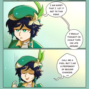 Sophie Feher Instagram - Winds of change or whatever 🍃
#art #myart #fanart #doodle #drawing #sketch #comic #cartoon #animation #anime #webtoon #webcomic #genshinimpact #genshin #venti #barbatos #jeangenshinimpact #digitalart