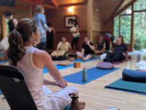 Sophie Grégoire Instagram - When you know, you know! 
When I first stepped foot on Cortes Island I felt I was on sacred land. Then when I got to Hollyhock where I taught over the weekend it simply felt like home. What a blessing it was to meet all of the beautiful participants who joined me in unfolding into our most authentic selves through yoga, deep relaxation, nature, and community. We are all recharged thanks to the team that runs this Canadian institution dedicated to wellness, mindful leadership, and positive social change. Great food, stunning gardens, dreamy sunsets, and wild open hearts! Thanks to my beautiful friends Melina Dawn @indigenousyogini and @deepavop for your profound and magical presence! 
@hollyhocklife