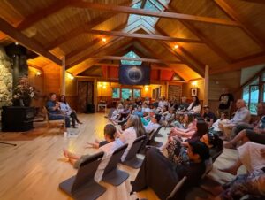 Sophie Grégoire Instagram - When you know, you know! 
When I first stepped foot on Cortes Island I felt I was on sacred land. Then when I got to Hollyhock where I taught over the weekend it simply felt like home. What a blessing it was to meet all of the beautiful participants who joined me in unfolding into our most authentic selves through yoga, deep relaxation, nature, and community. We are all recharged thanks to the team that runs this Canadian institution dedicated to wellness, mindful leadership, and positive social change. Great food, stunning gardens, dreamy sunsets, and wild open hearts! Thanks to my beautiful friends Melina Dawn @indigenousyogini and @deepavop for your profound and magical presence! 
@hollyhocklife