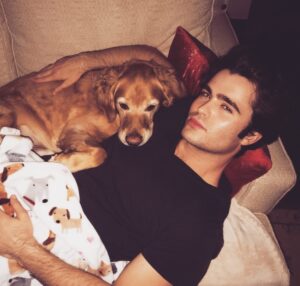 Spencer Boldman Instagram - Just a man and his dog