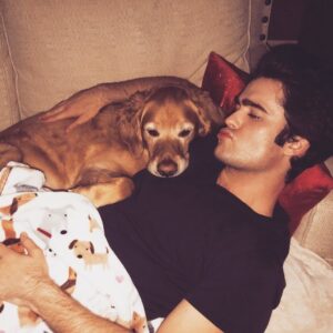 Spencer Boldman Instagram - Just a man and his dog