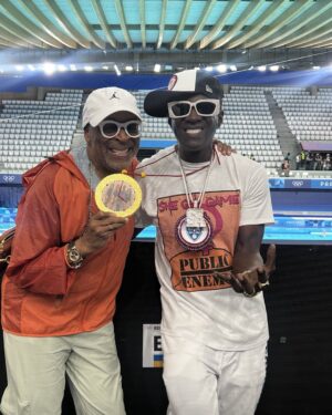 Spike Lee Instagram - FLAVA FLAV And I At  USA WOMEN’s WATER POLO GAME. YEAH BOYYYYYYYYY