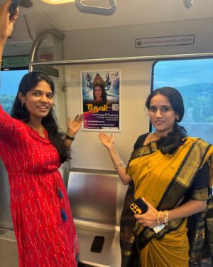 Sriranjani Sundaram Instagram - Our journey is just beginning🚃📺
@thanthionetv @sriranjani_offl @cmda_chennai
