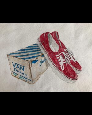 Stacy Peralta Instagram - Been spending a lot of quality time moving paint around, these are just a few of my recent paintings, acrylic on cloth paper 12”X14”
