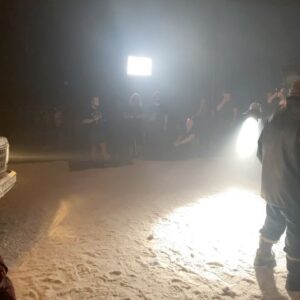 Stefania LaVie Owen Instagram - Behind the scenes on the Sweet Tooth set. Many hands, hearts and souls creating the magic 🪄💎 @sweettoothnetflix
