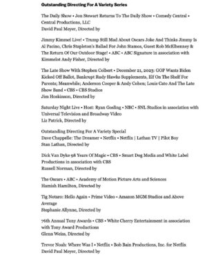 Stephanie Allynne Instagram - I’m nominated for an EMMY !! my cup floodeth the house. overwhelmed to be in this category for directing. thank you to all who voted for me ! and thank you @therealfluffnotaro, @aboveaverage and  @primevideo ! ADDENDUM to this post: I posted two categories on accident. Meant to just post the “outstanding directing for a variety special” category. Alas!