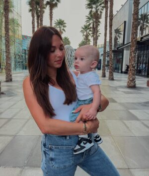 Stéphanie Durant Instagram - Matching 💜 Mom & son 🌟
