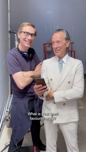 Stephen Merchant Instagram - My turn in the hot seat as it were. Inside the Actors Studio questions with @richard.e.grant