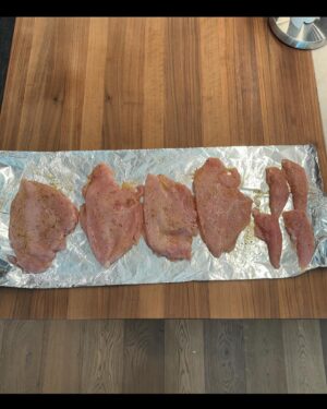 Steve Austin Instagram - Meal prepping for the weekend. Locally sourced chicken breasts are from @carsonvalleymeats. Best chicken in Carson Valley. 
My nutrition plans are done by @christinedwallace Online Nutrition Programs. There are no shortcuts. 
#nutrition #diet #chicken #protein 
#mealprep #consistency