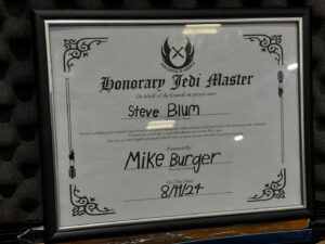 Steve Blum Instagram - Continued (wanted to be sure to highlight everything) ⭐

TULSA! It was great meeting you at @oklahomacomiccon 
Thank you everyone for your kindness, creativity, stories, and smiles! Your the best at what you do...

#steveblumfanart