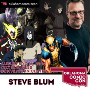 Steve Blum Instagram - Hey Tulsa! I'm coming to visit soon - and there's lots of other great guests, too!
• • •
Re-Posted @withregram • @oklahomacomiccon @blumspew will be a guest @oklahomacomiccon August 10-11 in #tulsa #oklahoma #oklahomacomiccon #wolverine #xmen #spikespiegel #cowboybebop #starwars #hesbeenineverything