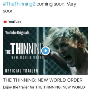 Steve Greene Instagram - Coming very very soon! 😎 The Thinning: New World Order