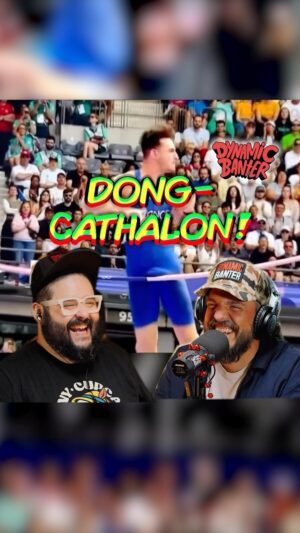 Steve Zaragoza Instagram - This guy’s gonna be just fine. Best breakdancing I’ve ever seen. #polevault #olympics #dynamicbanter #podcast