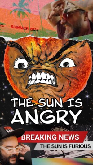 Steve Zaragoza Instagram - What if the sun started making this sound?

#thesun #spaceart #globalwarming #dynamicbanter #newsupdate #funnynews
