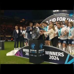 Steven Bartlett Instagram - “STICK THAT IN YOUR DIARY OF A CEO” 🤣🤣🤣 A WEEK I WILL NEVER FORGET! @socceraid is such a special thing - there is nothing like it ⚽️ £15,000,000 raised for @unicef_uk and over £105 million raised in total! The work that UNICEF does all over the world for children suffering from famine, dirty water and conflict is both life saving and life changing! This year I’m hoping to go to Nigeria with @unicef_uk to see their work there. If there was ever a time where they need this support it’s now! ❤️ thank you to everyone that supported the event! Thank you to my England team mates for the memories and thank you to all my friends and family that tuned in and came to the game! 👊🏾 IT FINALLY CAME HOME AFTER 5  YEARS OF GETTING BEATEN BY WOLRDXI 🏴󠁧󠁢󠁥󠁮󠁧󠁿🏆 over to you @england 👀