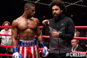 Steven Caple Jr. Instagram - Per fans request.... bts photo of #creed2 I would’ve posted sooner but it took hours to photoshop @michaelbjordan muscle definition. 🤦🏽‍♂️ Anyways... to no surprise the cast put in a lot of work for you guys. They killed it. And the crew was absolutely amazing. Blessed to collaborate with the most talented people. I’m honored to be a part of this legacy. Enjoy... more to come! Trailer tomorrow!