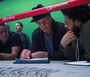 Steven Caple Jr. Instagram - Thanks to everyone who worked so hard on this project. And for the fans... We did it for you guys!!! #Creed2 now in theaters everywhere! Spend time with ya family. Eat. Spread love. Live life. And enjoy the movie. ✌🏽BTS 📸: @barrywetcher