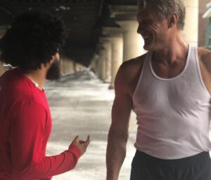 Steven Caple Jr. Instagram - Thanks to everyone who worked so hard on this project. And for the fans... We did it for you guys!!! #Creed2 now in theaters everywhere! Spend time with ya family. Eat. Spread love. Live life. And enjoy the movie. ✌🏽BTS 📸: @barrywetcher