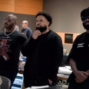 Steven Caple Jr. Instagram - A special peak into the music of @transformersmovie Rise of the Beast with @tobenwigwe @jongnic @nas