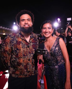 Steven Caple Jr. Instagram - Goooooon squad🤖 World premiere of @tranformersmovie Thank you Singapore! The ROTB family definitely felt the love. The premiere was a movie in and of itself 💥
