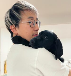 Steven Lim Instagram - Welcome to our family, Theodore Cho! 👫🏻🐾🐾 We love you so much!!

Theodore Cho was rescued by @bigloveanimalrescue at one day old alongside his three siblings. Unfortunately, their mother didn’t make it through the C-section. We adopted him at ~10 weeks on 3/13/22. Never did I think I’d be a dog father of two, but I should’ve known my life was headed in this direction when I met @tammycho. And even though sometimes I feel imposter syndrome as a pet owner, I gotta say it’s worth all it in the end. All I can do is do my best and love them as much as I can. 10/10 highly recommend and  1 if you can adopt!