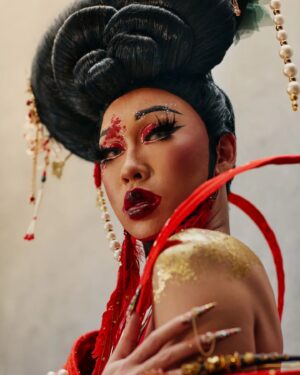 Suki Doll Instagram - HAPPY LUNAR NEW YEAR 🧧
.
Art Direction: @nickwongphoto
Photography: @nickwongphoto
Photo Assist: @a_dashy
Outfit design: @_thesukidoll
Design assist: @thedestinydoll
Hair design: @stephane_scotto_di_cesare
 & @_thesukidoll 
Nail Design: @funeralfacenails
Set assist: @geipinghohl
Makeup inspo: @timothyhungcom
& @ida_elina
Studio space: @neighbourhoodstudios
.
Wishing all a prosperous year of the rabbit!! From La Maison Doll ❤️‍🔥