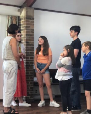 Suranne Jones Instagram - My First summer as President @sheringhamlittletheatre has been really special. We had a fantastic workshop with the youth theatre, raised some money and got to know our audience in our 2 Q and A events hosted by local writer @jamesmcdermott1993 
I saw The Three Musketeers which was bloody brilliant and watched as the team got ready for The Turn of the screw ( book your tickets now!) The quality of shows here is really top notch and the actors, crew, staff and of course the volunteers work so hard to make it a wonderful and welcoming space. We have one last event to raise some money for this charity funded theatre …so hopefully you have replied to those invites and we’ll see you there!
We are always looking for donations and new sponsors. Community and the arts go hand in hand!! 
Enquiries @sheringhamlittletheatre 
#patrons @teamakersprod 
#president @suranne_jones