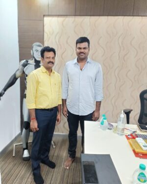 Suresh Babu .R Instagram - லைக்கா நிறுவனத்தின் CEO ஜி.கே.எம்.தமிழ்க்குமரன் அவர்களை நட்பு ரீதியாக சந்தித்த போது..