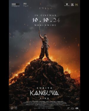 Suriya Instagram - Dear all 
It’s 10th October 2024
#kanguva
#kanguvafromoct10
@dishapatani @iambobbydeol @siva_director @thisisdsp @studiogreen_official @kegnanavelraja @uvcreationsofficial @vetripalanisamy @nishadhyusuf #milan @master_supremesundar @kvn.productions @penmovies #PenMarudhar @jayantilalgadaofficial @saregamatamil