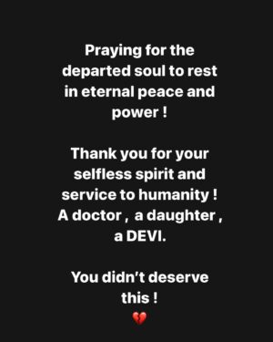 Sushant Divgikar Instagram - Today ,
I am so heartbroken ! 

To the departed ,
I pray you rest in peace and power and one can’t even imagine how painful it must’ve been , but as tears roll down my eyes as I type this ,
Nobody deserves this ! 
Nobody !!!! 

We will do our best to make sure your criminals are punished !! 

To the family of the departed ,
Please reach out to me and let me know if I can be of ANY help ! 

To you all reading this ,
Please come together because we need to fight this together !