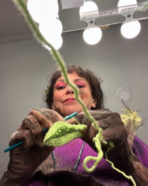 Sutton Foster Instagram - Back at it. 

#crochetaddict