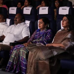 Swarnamalya Instagram - Dr Thamizhachi Thangapandian, Hon’ble MP, Lok Sabha released Textures of Traditions- a documentary film on the culture festival where over a 100 artistes performed and engaged. Her deep commitment to the community, her love for literature and the arts made her a befitting chief guest. In her prolific speech, she applauded the elements of diversity, equity and inclusion that ToT kept at its heart during curation. This is a perfect opening for @texturesoftraditions culture festival 2nd edition. She also greatly appreciate the @lvprasadcollege students who had made the film. What a lovely start to ToT second edition ! Thank you ma’am for joining us🙏. And thanks also to our MLA @mylai_velu_mla_  sir for his continued support @rangamandiraacademy is honoured to be presenting Textures of Traditions. We were joined by a galaxy of artistes and art lovers at the NFDC cinema center on Aug 3rd 2024.