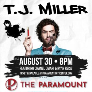 T.J. Miller Instagram - Can't wait to open up/feature for the hilarous and talented @teenagemillionaire with @rrcomedy @paramountartscenter August 30th!! Get your tickets now! 
•
•
•

Kentucky here we come! 😎
•
•
•

#comedians #comedy #standupcomedy #funny #people #instagood #kentucky #tjmiller #instafunny #lol