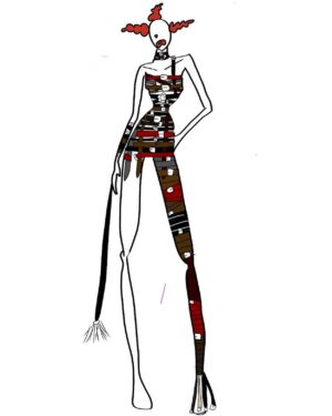 Taiga Brava Instagram - desátame
.
Custom @rejected.mx para el episodio 6 de @dragracemexico ✨

1. Cuando imaginamos el universo de un reto de diseño pensamos inmediatamente en un futuro post-apocalíptico donde el fast-fashion no existe y la moda consiste en reutilización de materiales. Y el maquillaje siendo parte de un punk glam donde dimos esta fantasía de piercings con prosteticos. 😍 

2. el sketch original del look de main stage donde imaginamos esta pareja leather usando los cinturones como pieza llave de ambos. 

3. imaginar la version del chamba-cuarto fue tan cool como el de mainstage, con el personaje boy-band de este universo. 😍 

Quisimos usar el cuero dado a su uso en vestimenta charra y de artistas que admiré desde siempre y que alimentaron mi amor por la música. ✨🎵 aunque por mucho tiempo me hicieron creer que habían cosas en el mundo de la música que nunca podría hacer. Hoy estoy viviendo todo eso que alguna vez imaginé imposible. 🤍

📸: @mrjuanote 
Photo edit: @dylanbolivar 
MUA: @jackoliverx 
Full looks: @rejected.mx 
Jewelry: @allure.mx 
Styling: @farfan_jpg 
Nails: @shecabali x @thepelayo_