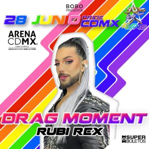 Taiga Brava Instagram - La noche #AllStars más colorida del año será una verdadera experiencia llena de sorpresas.🌈✨

Y por primera vez nuestro escenario 360 brillará con un DRAG MOMENT épico 👠✨ que te sorprenderá y se iluminará con la presencia de @taigabrava @leexafox @thegoldcecille @soysofiarichy @rubyrexmusic 🏳️‍🌈🦄 ¡Y SOPORTEN! 💅

¡Este 28 de JUNIO sacaremos nuestro PODER más ESPECIAL la FIESTA #PRIDE! 💥🌈

🎟️Adquiere ya tus boletos en @superboletosmx