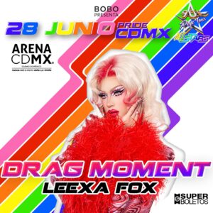 Taiga Brava Instagram - La noche #AllStars más colorida del año será una verdadera experiencia llena de sorpresas.🌈✨

Y por primera vez nuestro escenario 360 brillará con un DRAG MOMENT épico 👠✨ que te sorprenderá y se iluminará con la presencia de @taigabrava @leexafox @thegoldcecille @soysofiarichy @rubyrexmusic 🏳️‍🌈🦄 ¡Y SOPORTEN! 💅

¡Este 28 de JUNIO sacaremos nuestro PODER más ESPECIAL la FIESTA #PRIDE! 💥🌈

🎟️Adquiere ya tus boletos en @superboletosmx