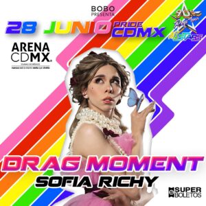 Taiga Brava Instagram - La noche #AllStars más colorida del año será una verdadera experiencia llena de sorpresas.🌈✨

Y por primera vez nuestro escenario 360 brillará con un DRAG MOMENT épico 👠✨ que te sorprenderá y se iluminará con la presencia de @taigabrava @leexafox @thegoldcecille @soysofiarichy @rubyrexmusic 🏳️‍🌈🦄 ¡Y SOPORTEN! 💅

¡Este 28 de JUNIO sacaremos nuestro PODER más ESPECIAL la FIESTA #PRIDE! 💥🌈

🎟️Adquiere ya tus boletos en @superboletosmx