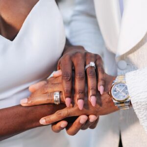 Taja V. Simpson Instagram - I married my soulmate. I know people say that but when I tell you he is. HE ABSOLUTELY IS!!
Ryan is the one I’ve waited my whole life to find. I wasn’t going to settle. I’d rather be single than do that! He was truly worth the wait! 

Bride @tajavsimpson 
Groom #RyanEaster
Bride MUA @marquiswardbeauty 
Family MUA @maddydollfacee
Hair Styling @joyboylace 
Hair unit @modernbeauty_co 
Groom Hair @itsuniversall 
Assistant @shamyajamerica 
Officiant @raywilliamsofficial 
Venue @shadehotelmb 
Flowers @flowersbyladybuggs 
Cake @torrancebakery 
Dress @martinalianabridal c/o @bridalelegancestudio 
Shoes @betseyjohnson 
Photographer @jorgemezaphotos 
Videographer @foreverfr3sh
DJ @djrtistic 

#AlwaysAndForever #IntentionalLove #Soulmate #TwoBecomeOne #BetterTogether #wedding #bossip #tajavsimpson #blacklove